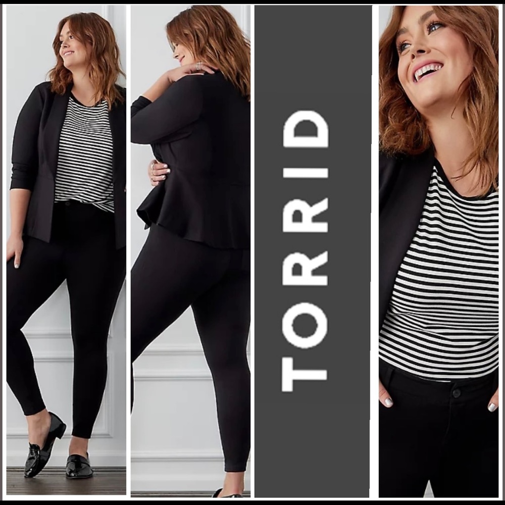 TORRID Skinny pant, deluxe stretch, modern grey. Belt loops and pockets.